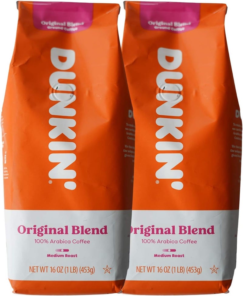 Dunkin Donuts قهوة مطحونة من دونكن دونتس - مزيج أصلي - عبوة 2 - Image 1